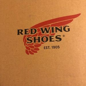 Red wing slip on brown alum toe NEW in box